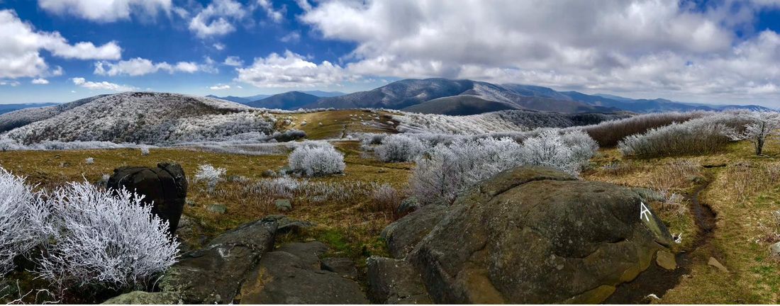 Panoramic landscape photograph