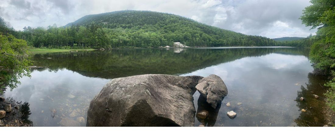 Panoramic landscape photograph